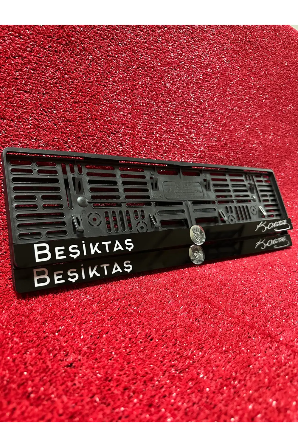 Plakalık Oto Araba Plakalığı K.ATATÜRK İmzalı BEŞİKTAŞ Yazılı ATA