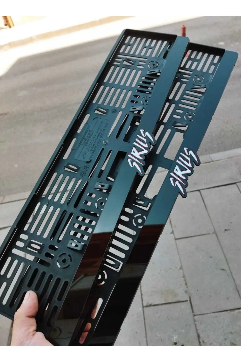 Plakalık Sirius Model Piyano Black Takmatik Lazer Kesim(çift)