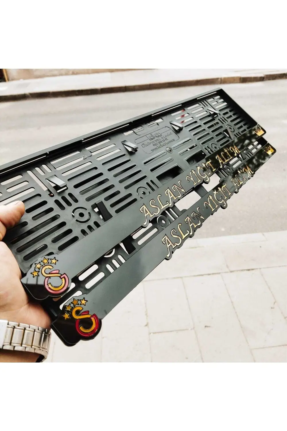 Plakalık Taraftar Kişiye Özel Pleksi Lazer Kesim (çift)