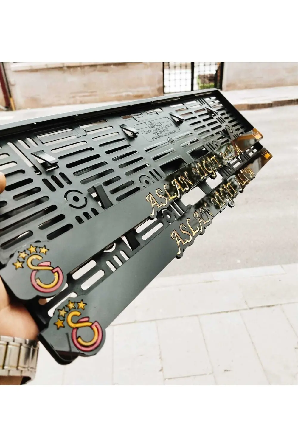 Plakalık Taraftar Kişiye Özel Pleksi Lazer Kesim (çift)