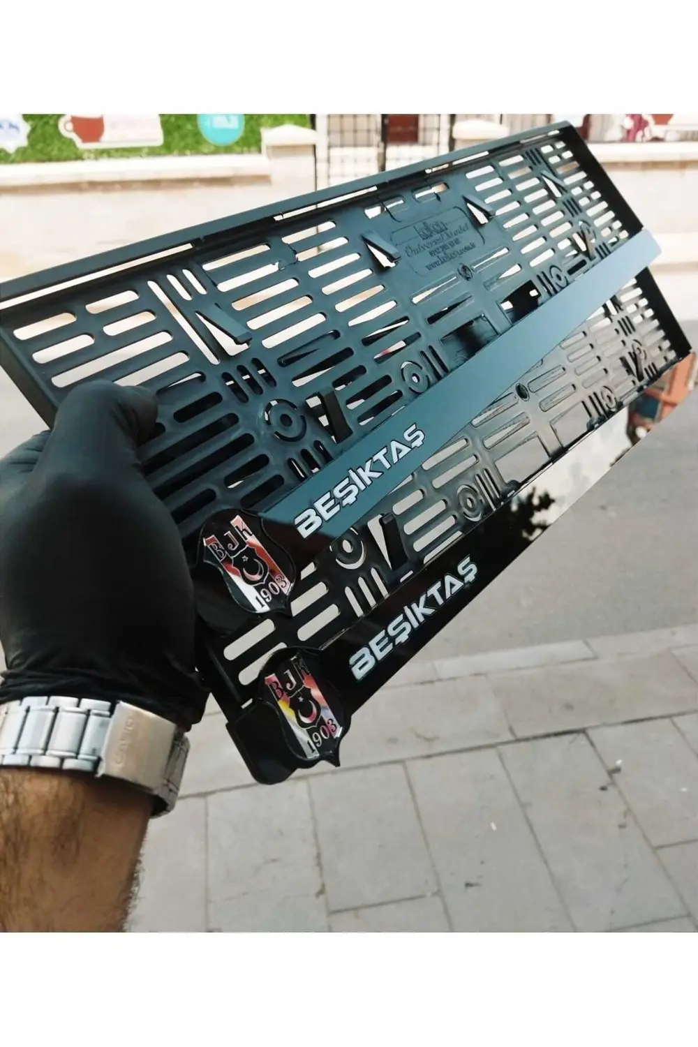 Plakalık Taraftar Logolu Lazer Kesim Takmatik Pleksi ( 2 Adet )