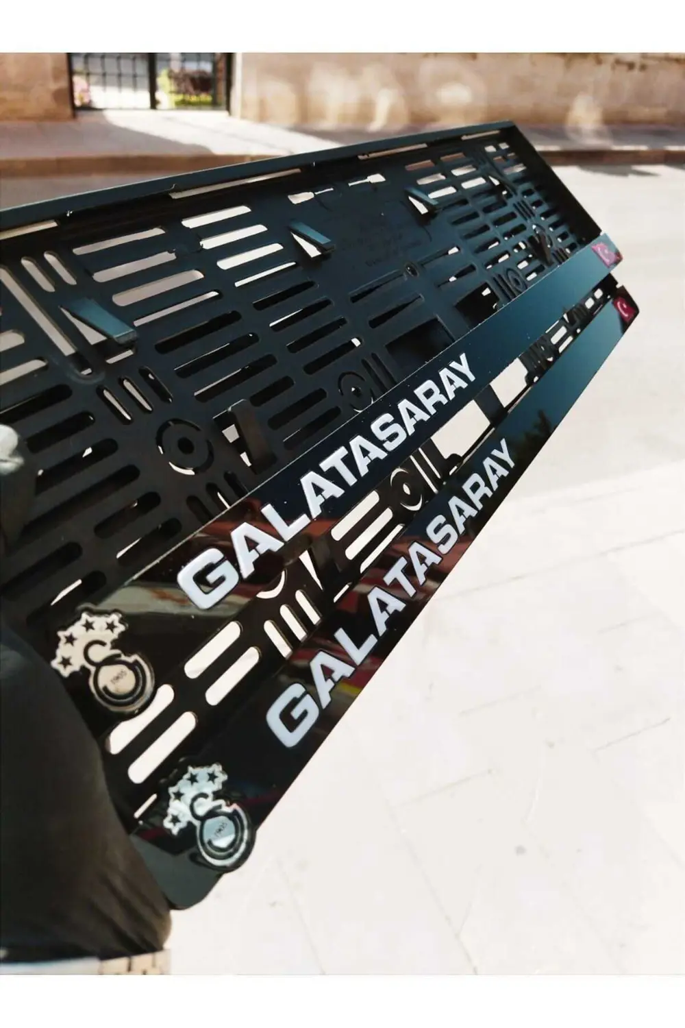 Plakalık Taraftar Logolu Lazer Kesim Takmatik Pleksi ( 2 Adet )