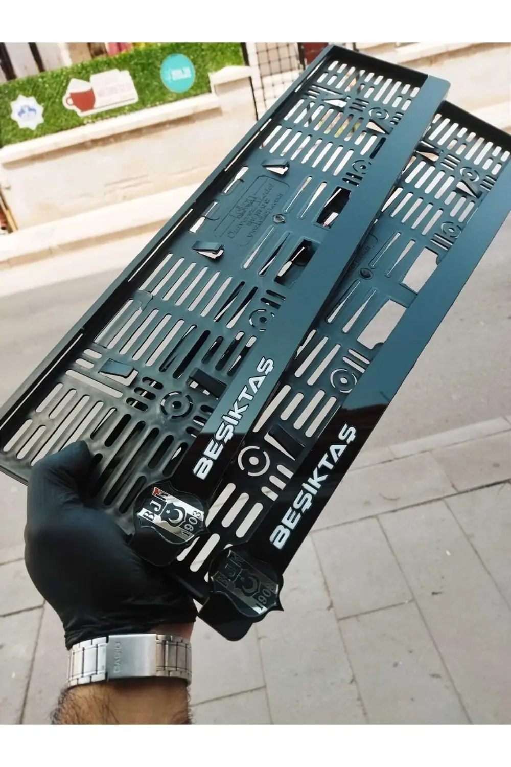 Plakalık Taraftar Logolu Lazer Kesim Takmatik Pleksi ( 2 Adet )