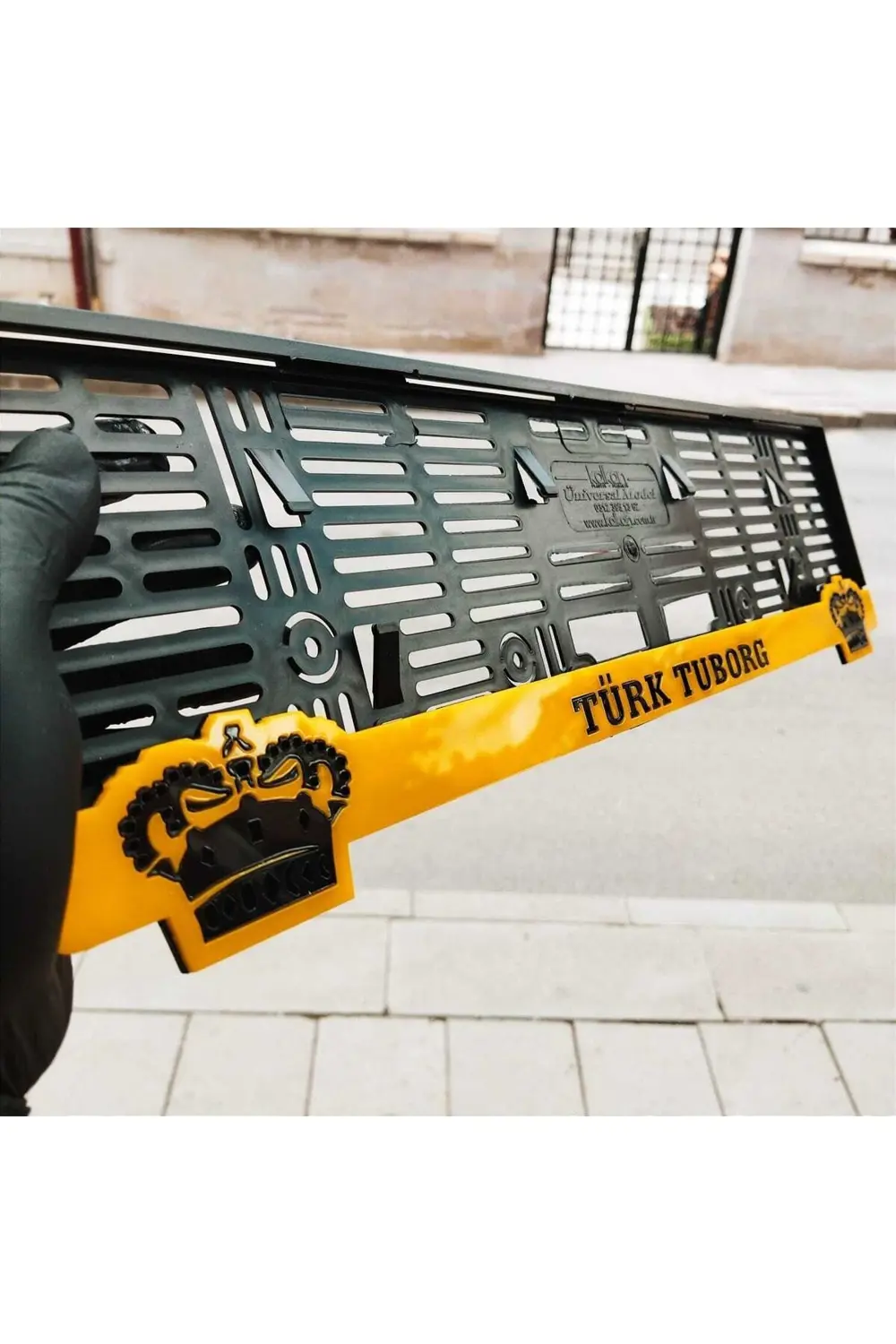 Plakalık Türk Tuborg Model Takmatik Pleksi Lazer Kesim(çift)