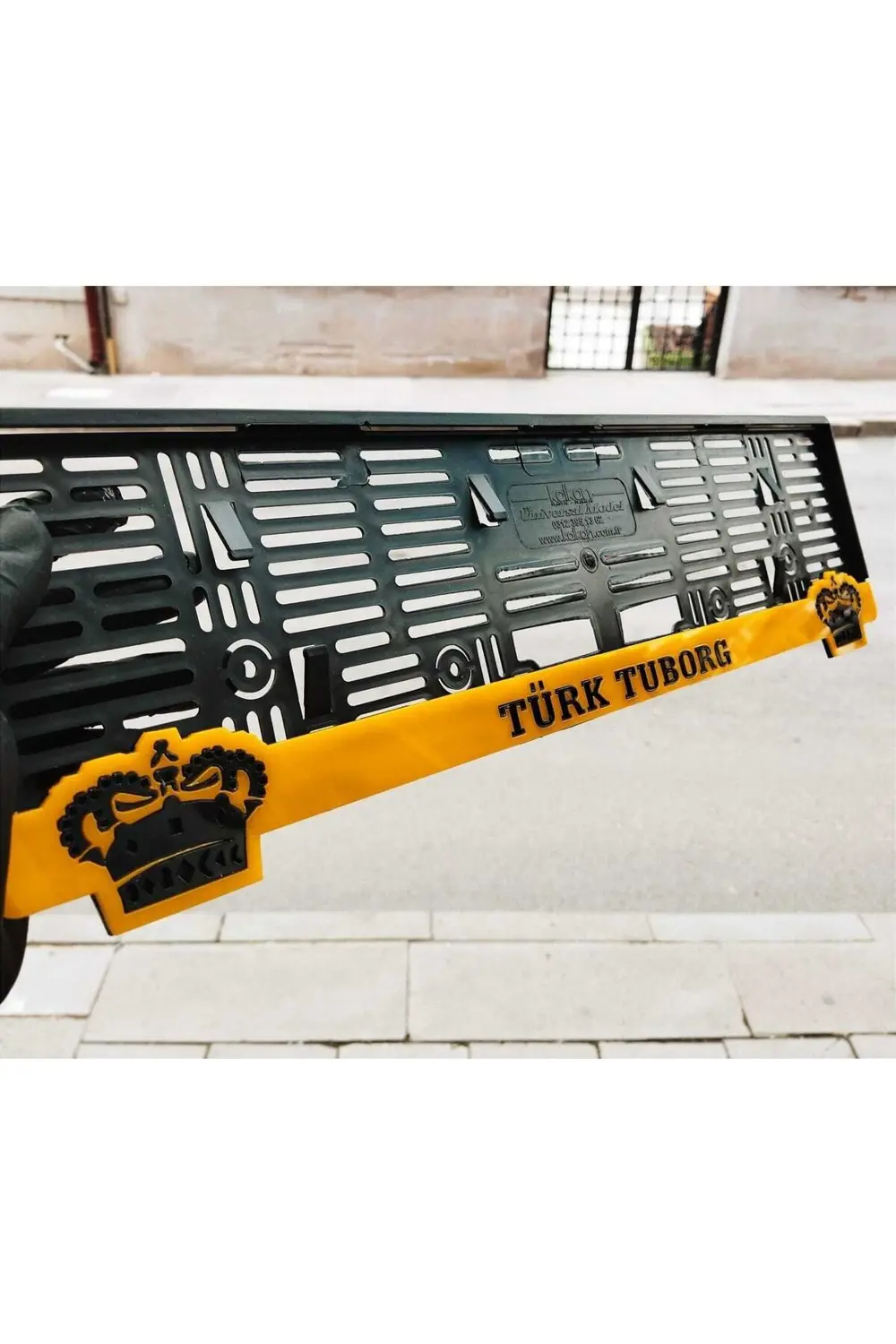Plakalık Türk Tuborg Model Takmatik Pleksi Lazer Kesim(çift)