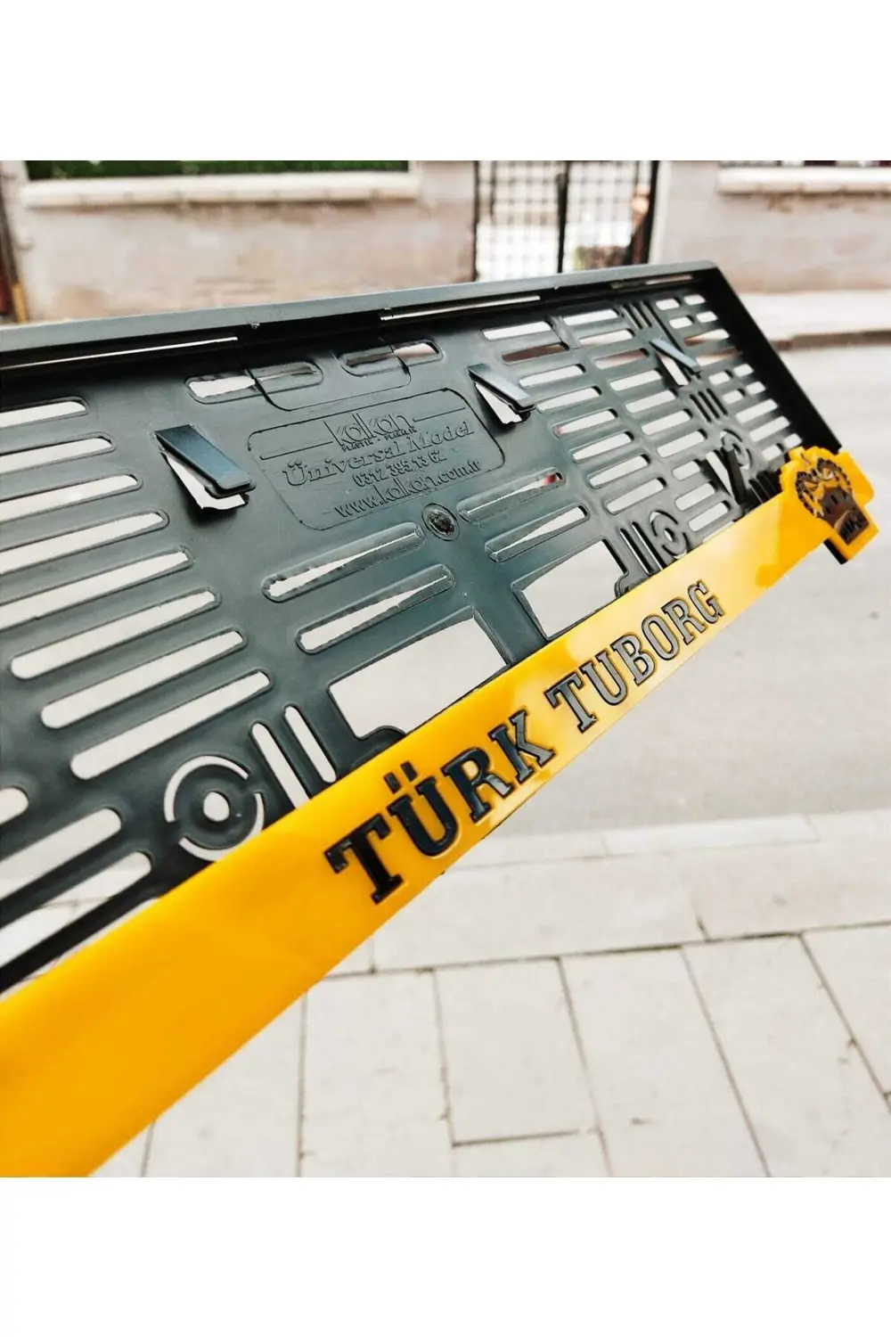 Plakalık Türk Tuborg Model Takmatik Pleksi Lazer Kesim(çift)