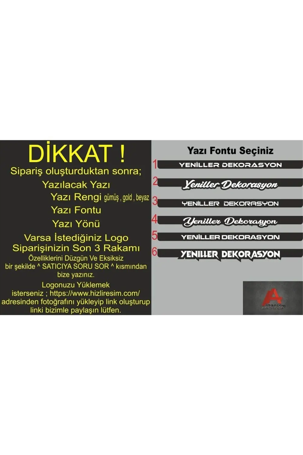 PLAKALIK Uyumlu FİRMALARA ÖZEL İSİMLİ LAZER KESİM PLEKSİ 2 ADET