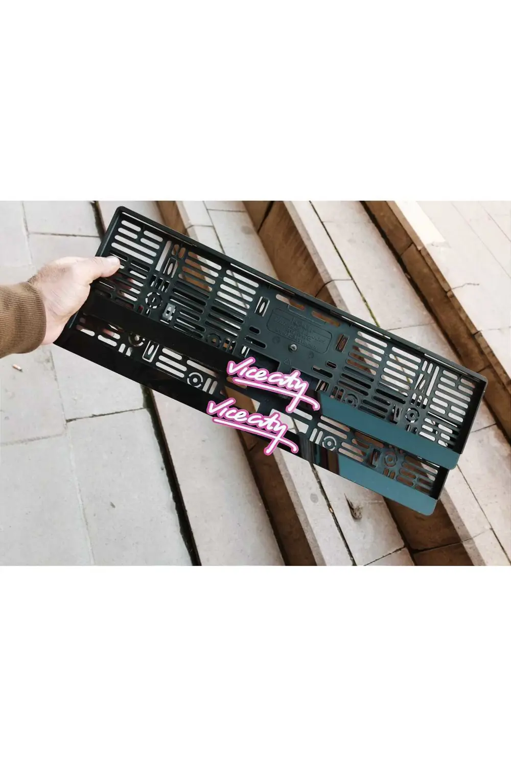 PLAKALIK VICE CITY LAZER KESİM PLEKSİ ( 2 ADET )