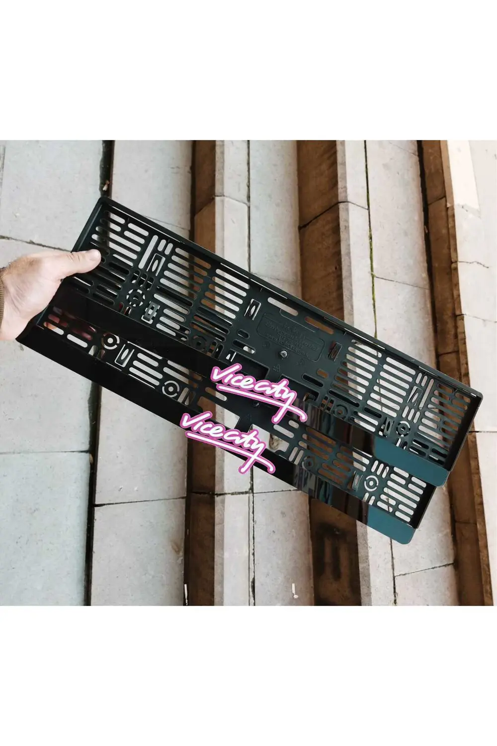 PLAKALIK VICE CITY LAZER KESİM PLEKSİ ( 2 ADET )