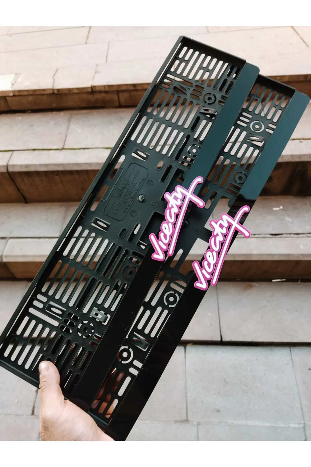 PLAKALIK VICE CITY LAZER KESİM PLEKSİ ( 2 ADET )