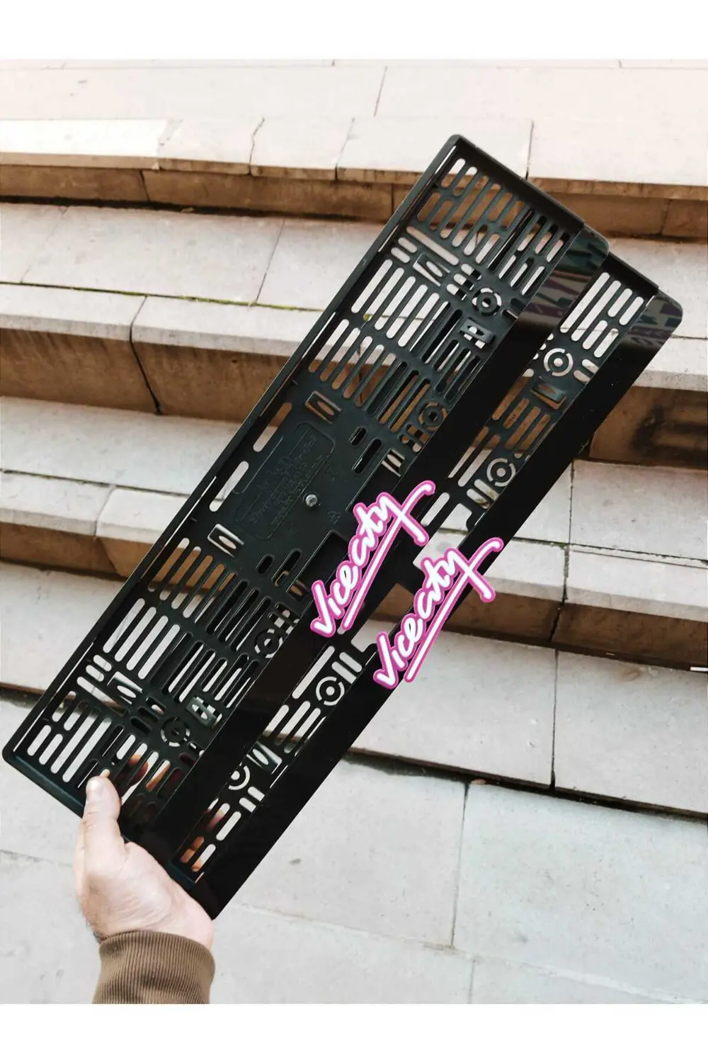 PLAKALIK VICE CITY LAZER KESİM PLEKSİ ( 2 ADET )
