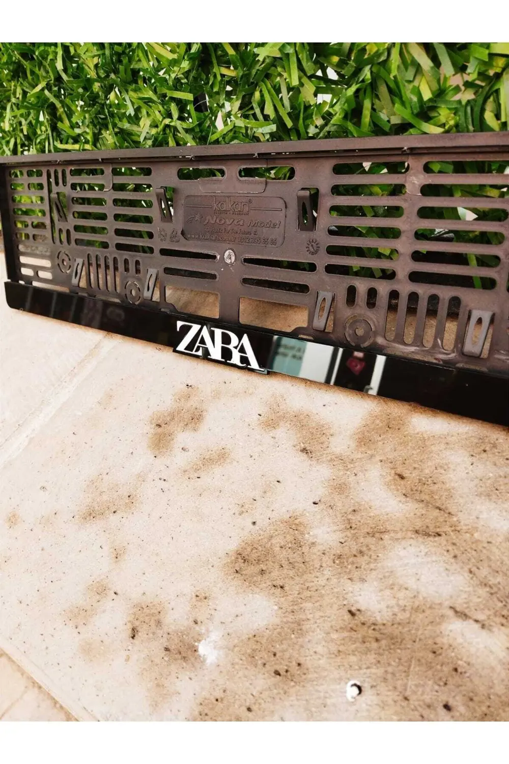 Plakalık Zara Model Pleksi Lazer Kesim Takmatik Piyano Black ( 2 