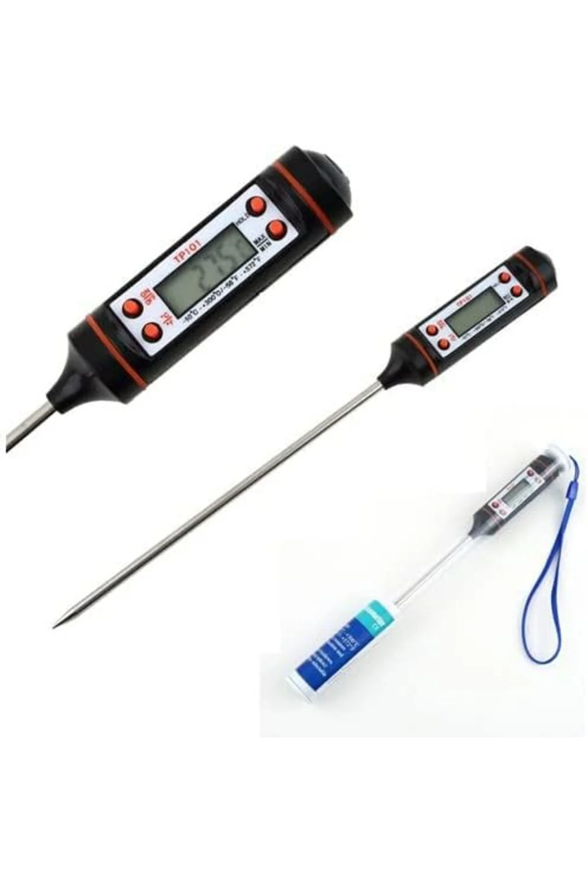 plamystical Gıda Termometresi Dijital Sıcaklık Derece Kutulu Et S