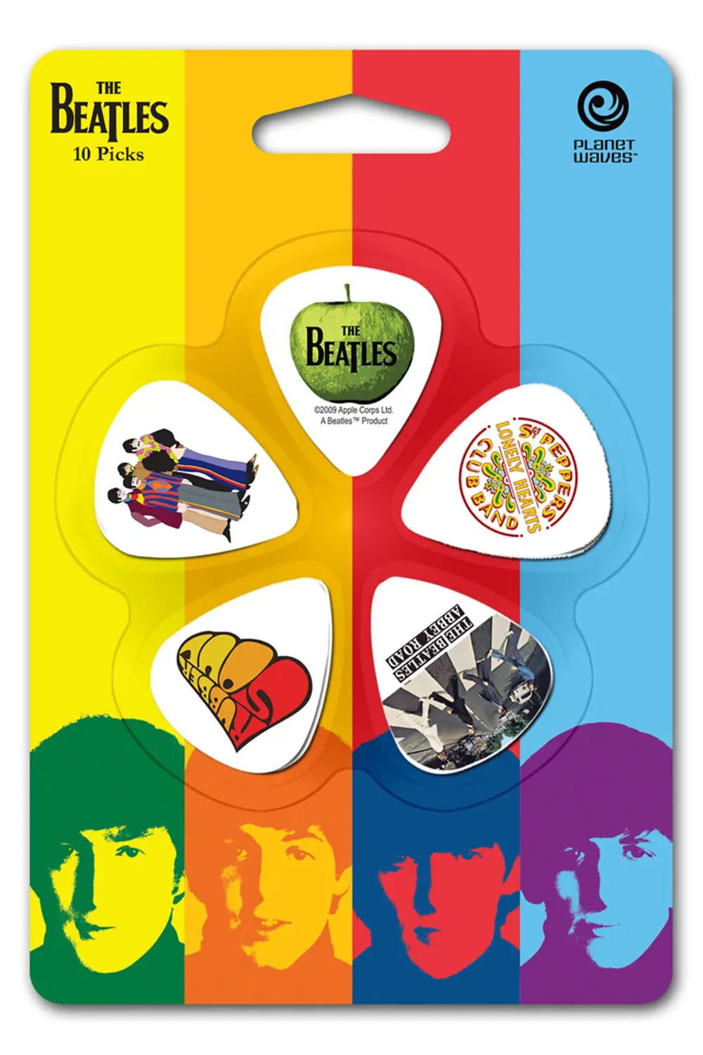 Daddario Planet Waves 1Cwh6-10B3 Beatles Album Serisi Heavy - 10 Adet Pena