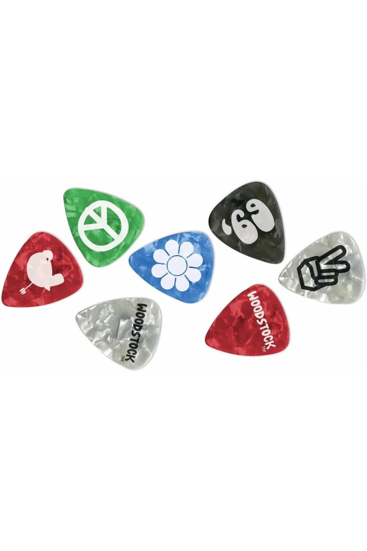 Planet Waves Woodstock Picks Heavy - 10 Adet Pena