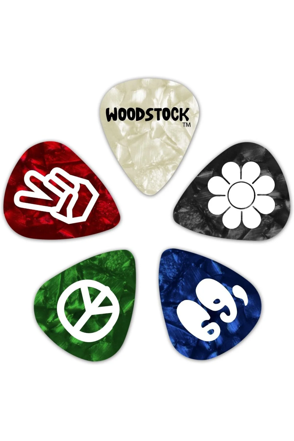 Planet Waves Woodstock Picks Heavy - 10 Adet Pena