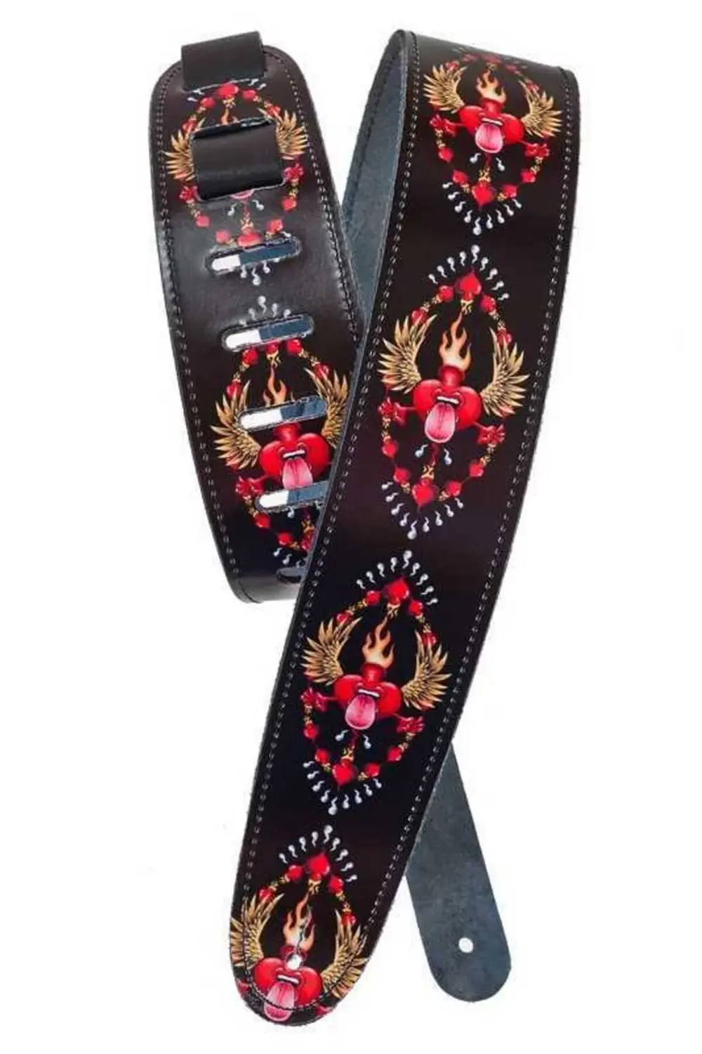 PLANETWAVES 25LS03 GİTAR ASKISI 2.5 LTH-RAD HEART ÇİN Gitar Askıs