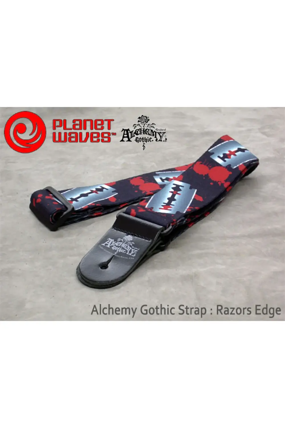 PLANETWAVES 50AL03 GİTAR ASKISI 50MM ALCHEMY STR-RAZORS EDGE Gita