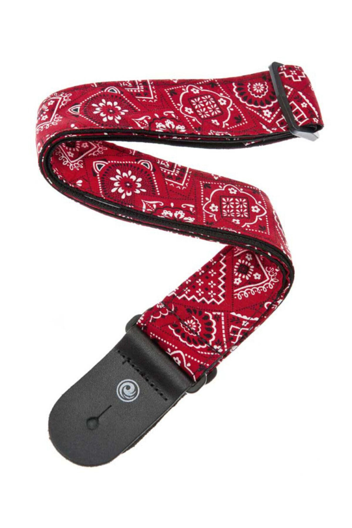 PLANETWAVES 50G02 GİTAR ASKISI DOKUMA 50MM KIRMIZI BANDANA Gitar 