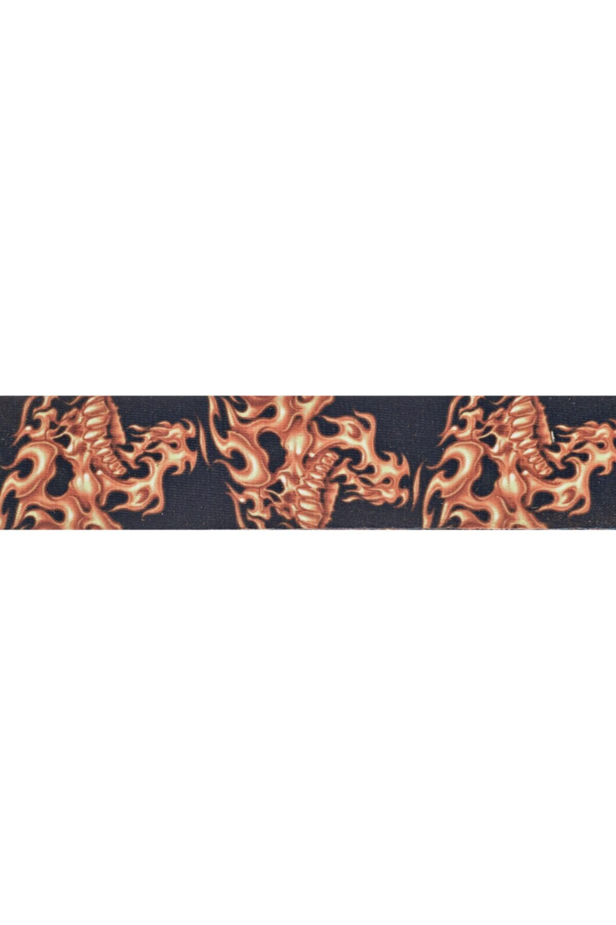 Planetwaves 50lt01 Gitar Askısı 50mm Dokuma Flaming Skulls