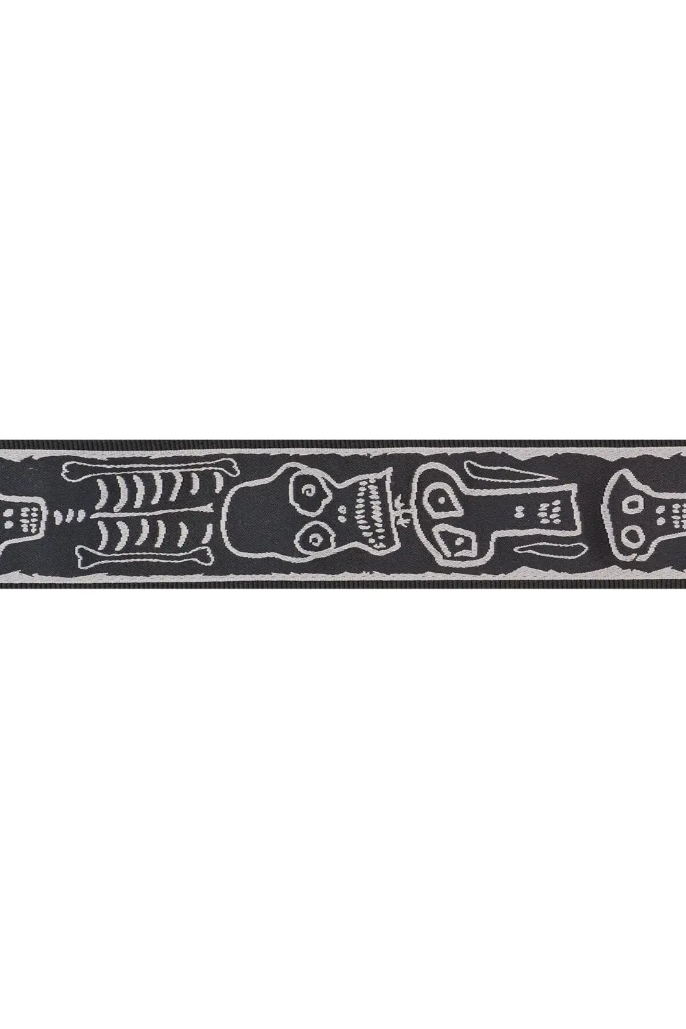 PLANETWAVES 50PLJS01 GİTAR ASKISI, 50MM, LOCK-JS SKULL N BONESS