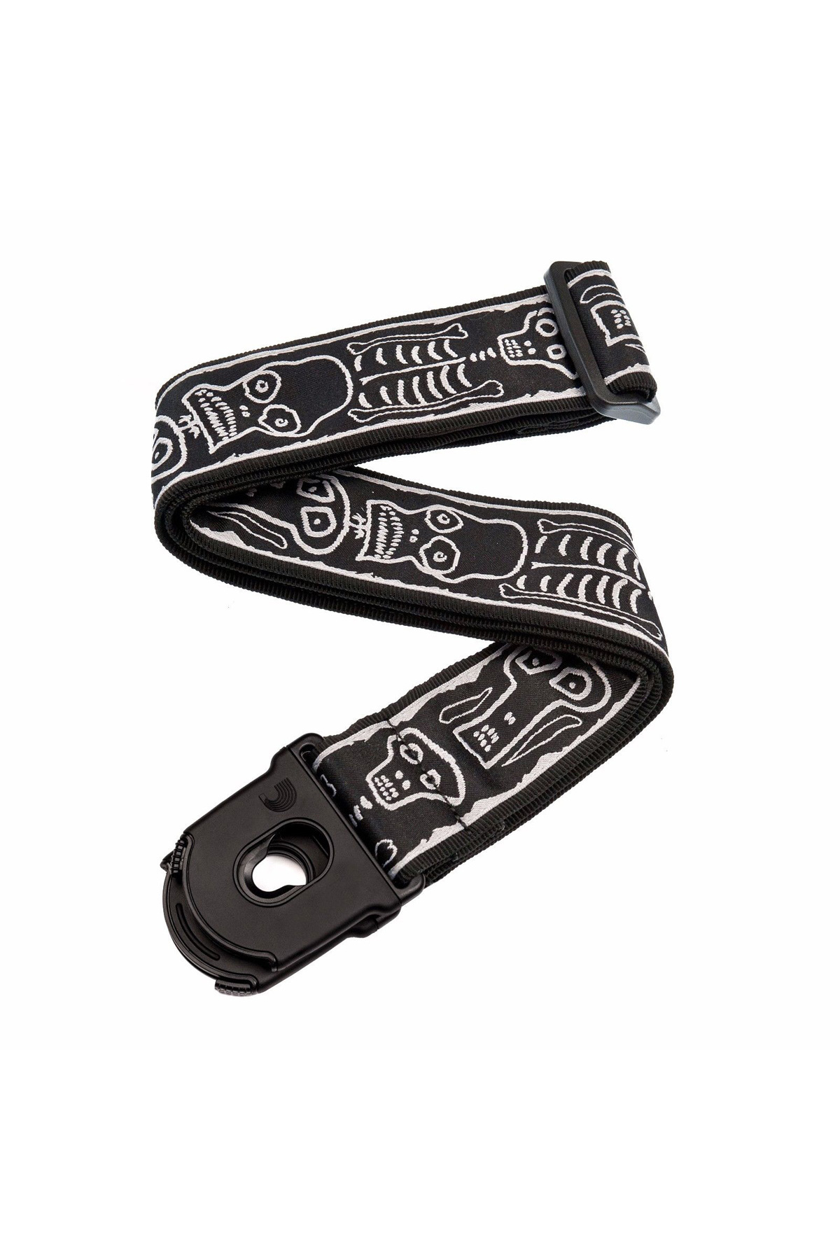 PLANETWAVES 50PLJS01 GİTAR ASKISI 50MM LOCK-JS SKULL N BONES Gita