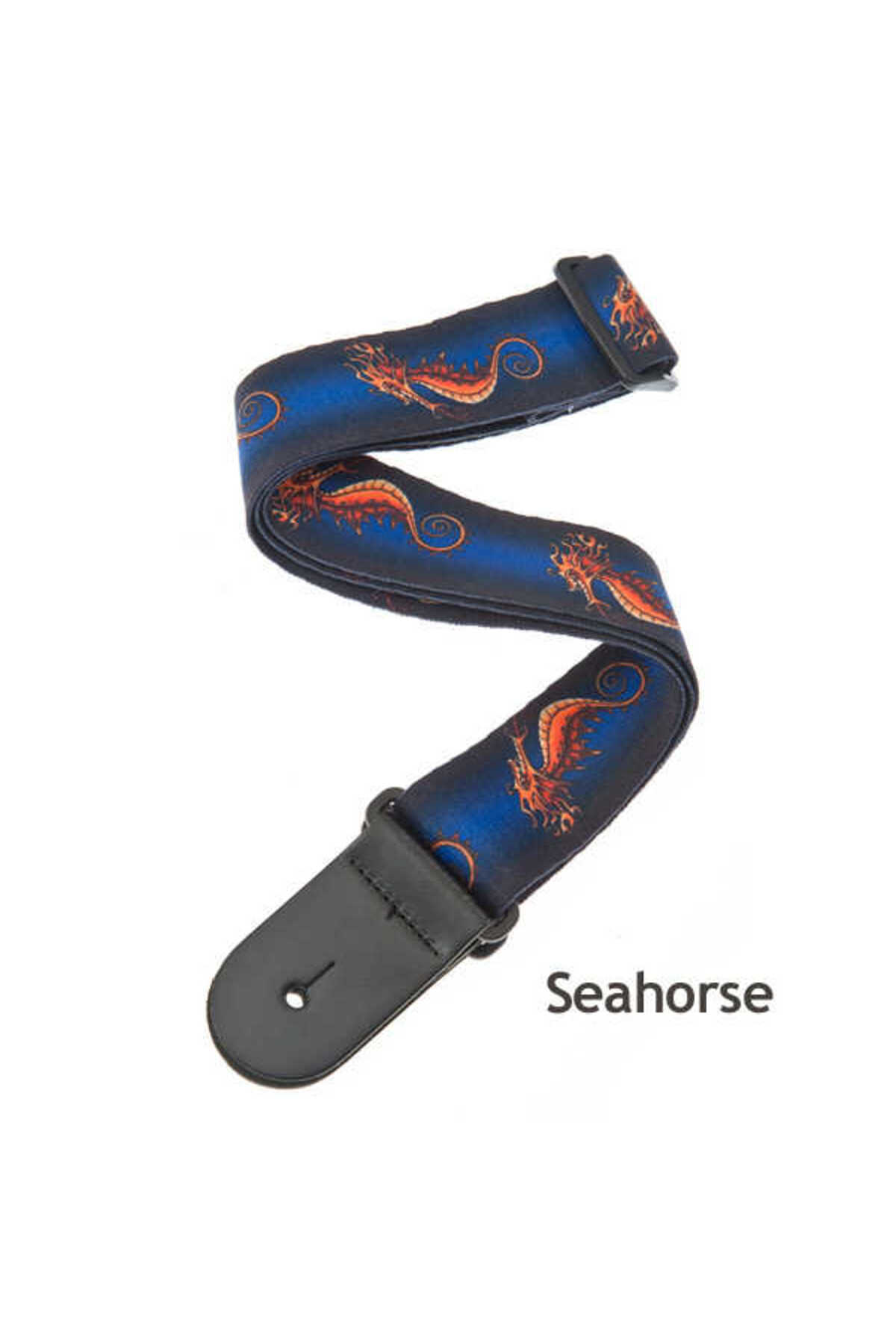 PLANETWAVES 50S06 GİTAR ASKISI 50MM DOKUMA SEAHORSE Gitar Askısı 