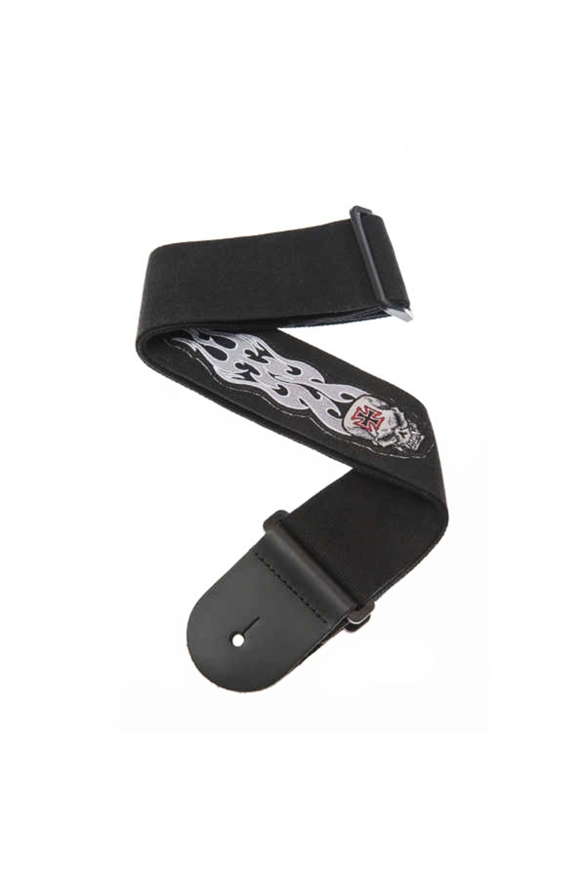 PLANETWAVES 64P03 GİTAR ASKISI 64MM DOKUMA GRAY TRIBAL SKULL