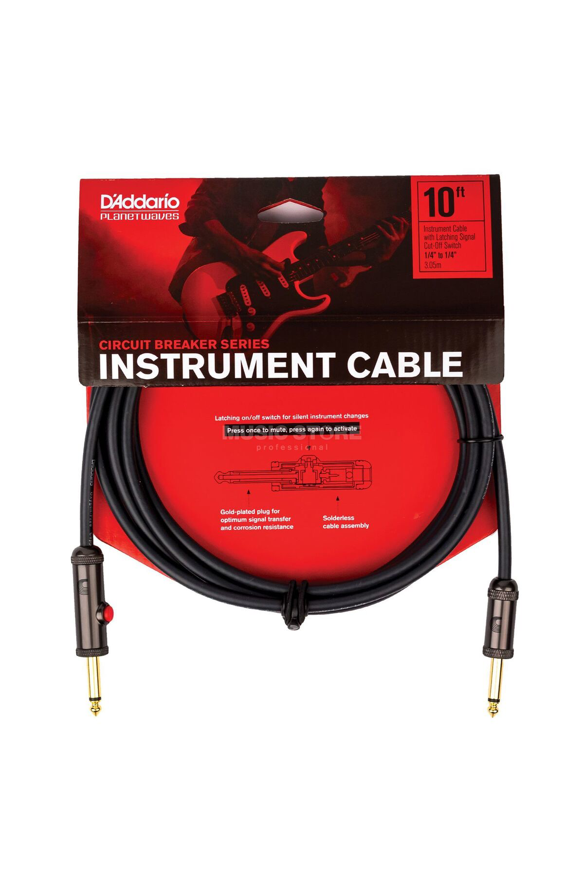 Planet Waves Planetwaves Pw-Agl-10 Devre Kesicili Kablo 10 İnch