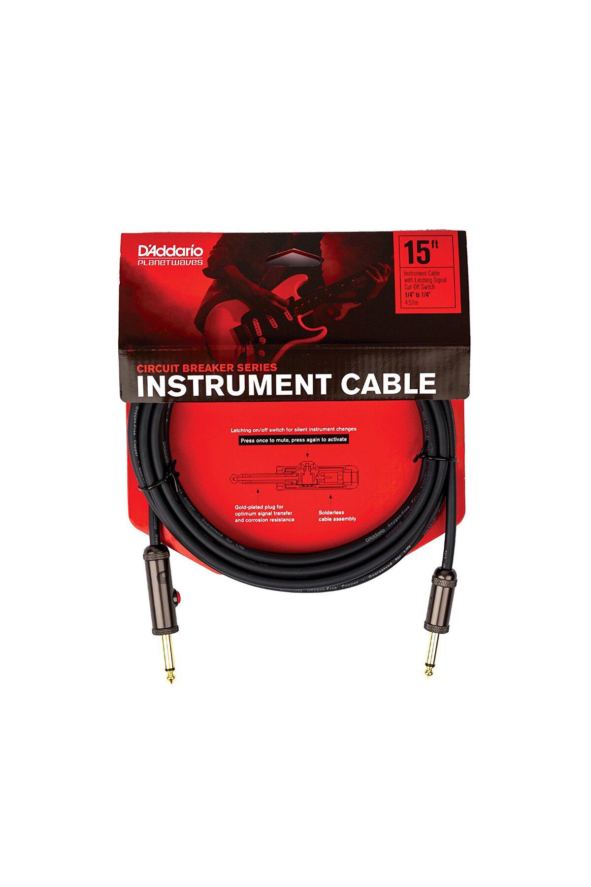 Planet Waves Planetwaves Pw-Agl-15 Devre Kesicili Kablo 15 İnch