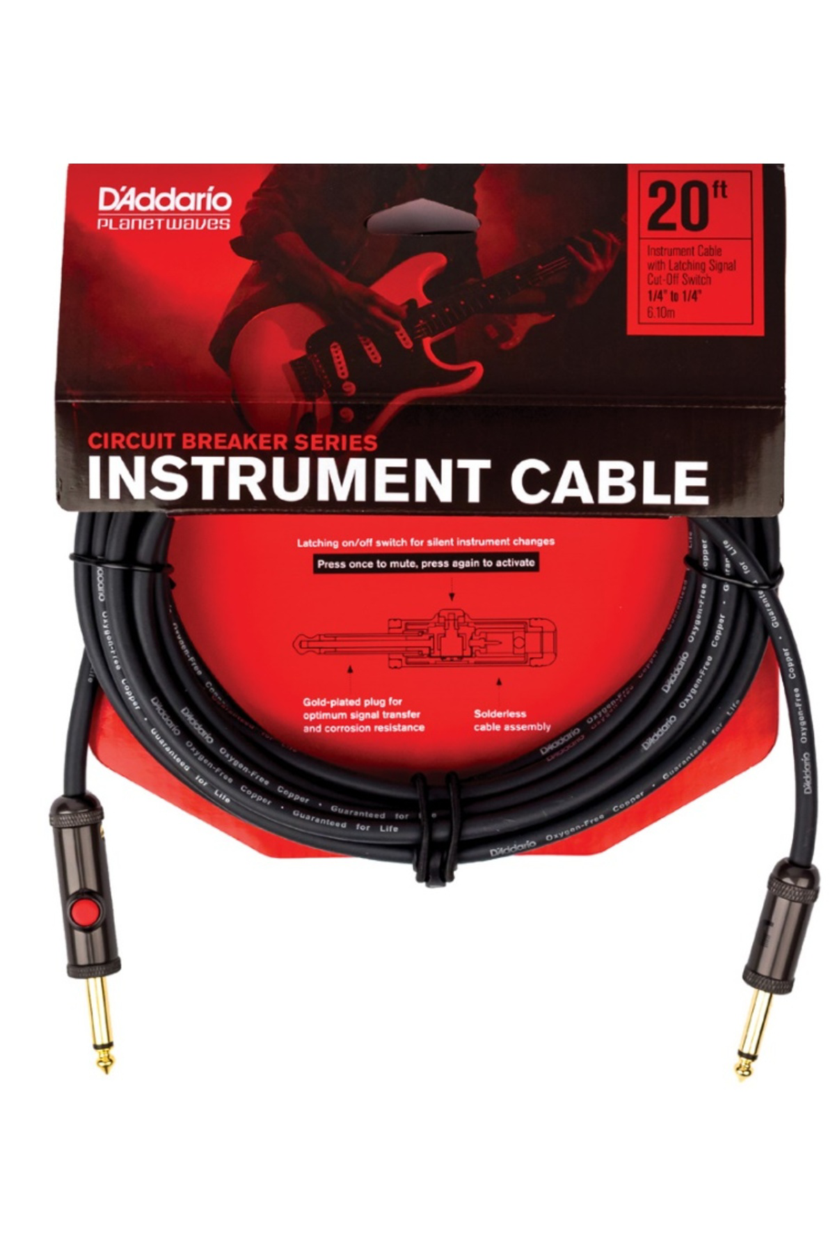 Planet Waves Planetwaves Pw-Agl-20 Devre Kesicili Kablo 20 İnch