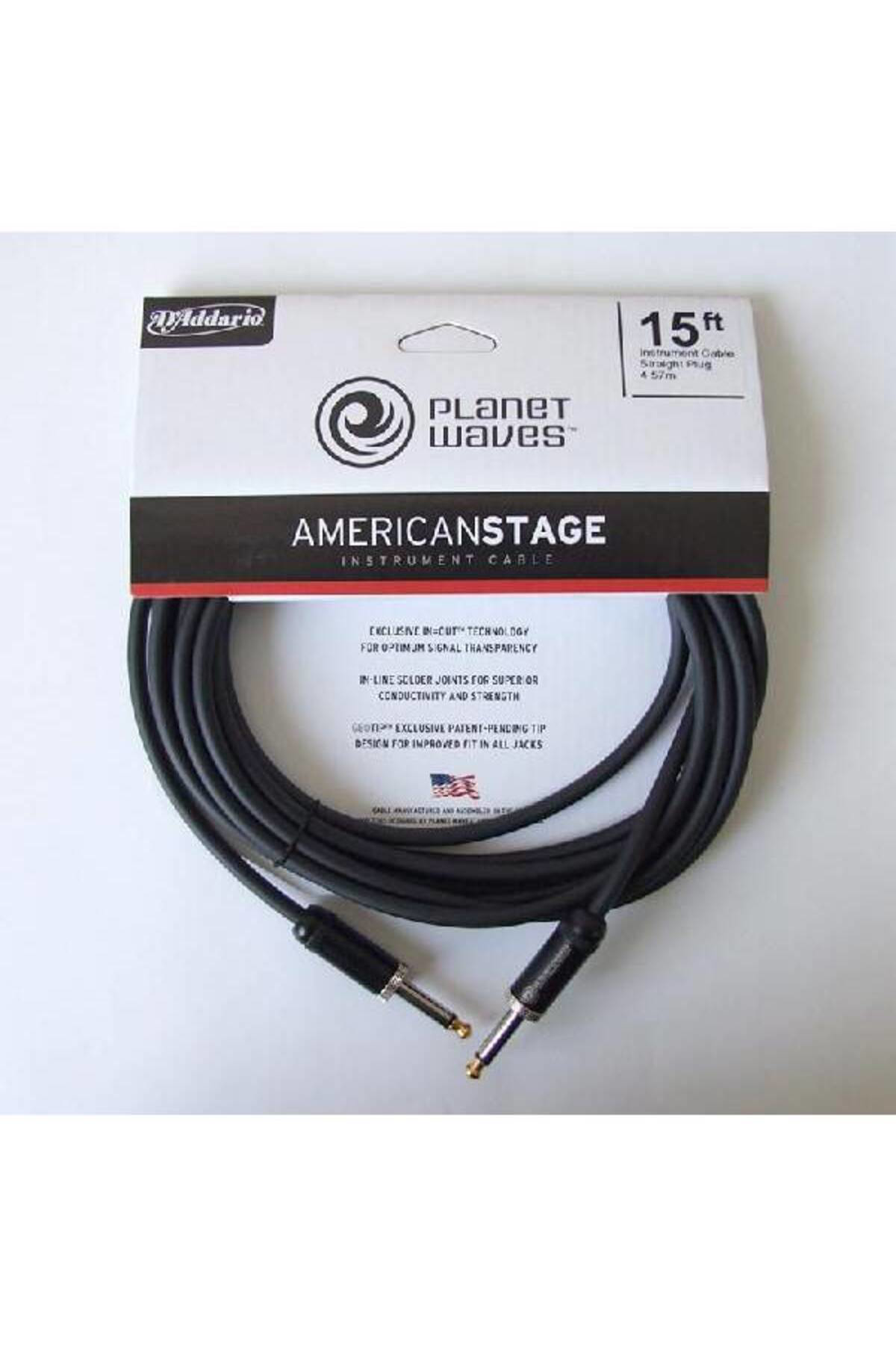 Ezgicanmusic Planetwaves Pwamsg15 American Stage İnst Cable-15 Çin American St