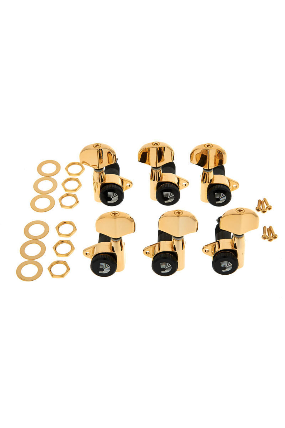 Planet Waves Planetwaves Pwat333l Elektro Gitar Kulaği 3+3-Gold 6 Adset Machin