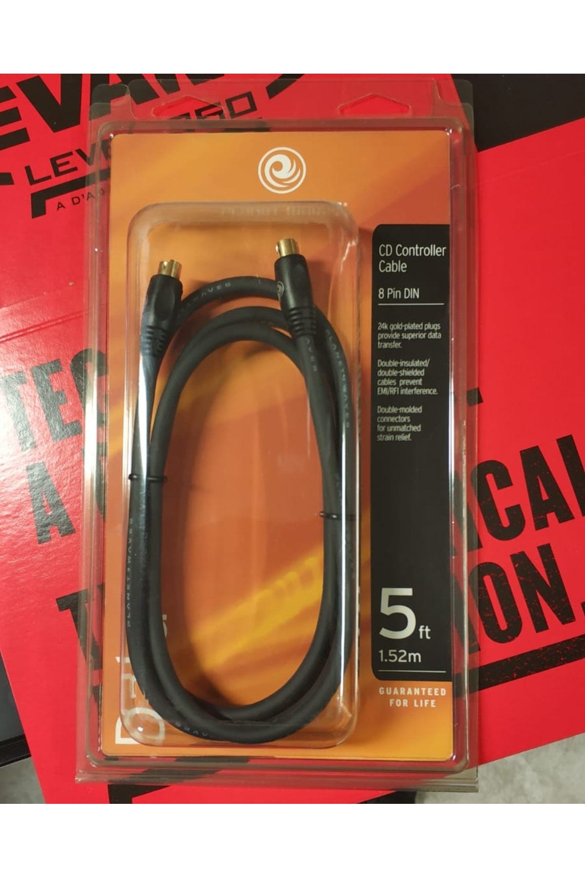 PLANETWAVES PWDIN805 CD KONTROLKABLOSU 8 PIN DIN 1 52M ÇİN Cd Kon