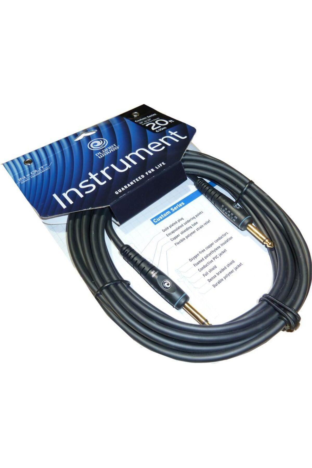 PLANETWAVES PWG20 GİTAR KABLO 20 İNCH MN 14 İNCH INST CBL Gitar K