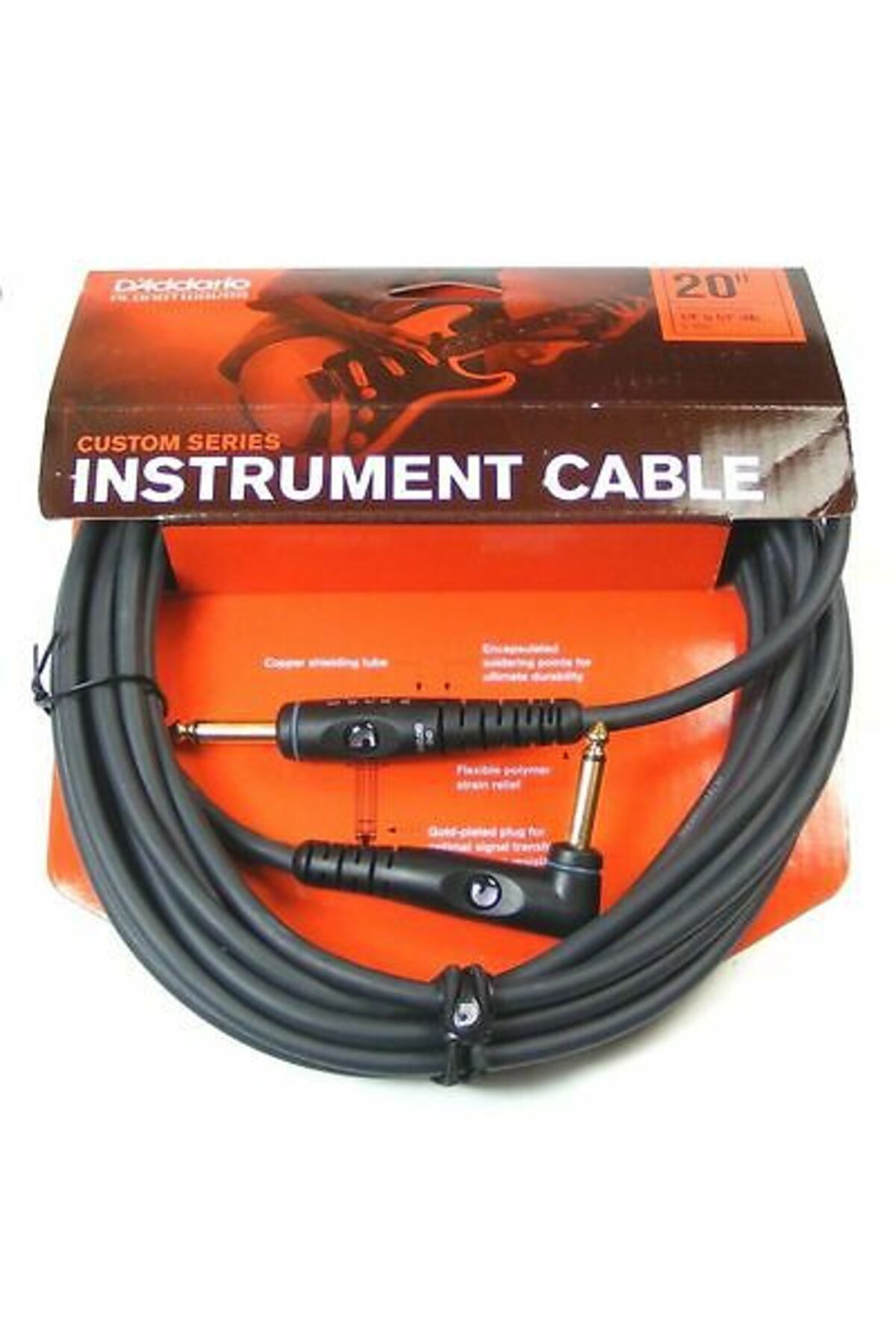 PLANETWAVES PWGRA20 GİTAR KABLO 20 İNCH MN 14IN INST CBL RA Gitar