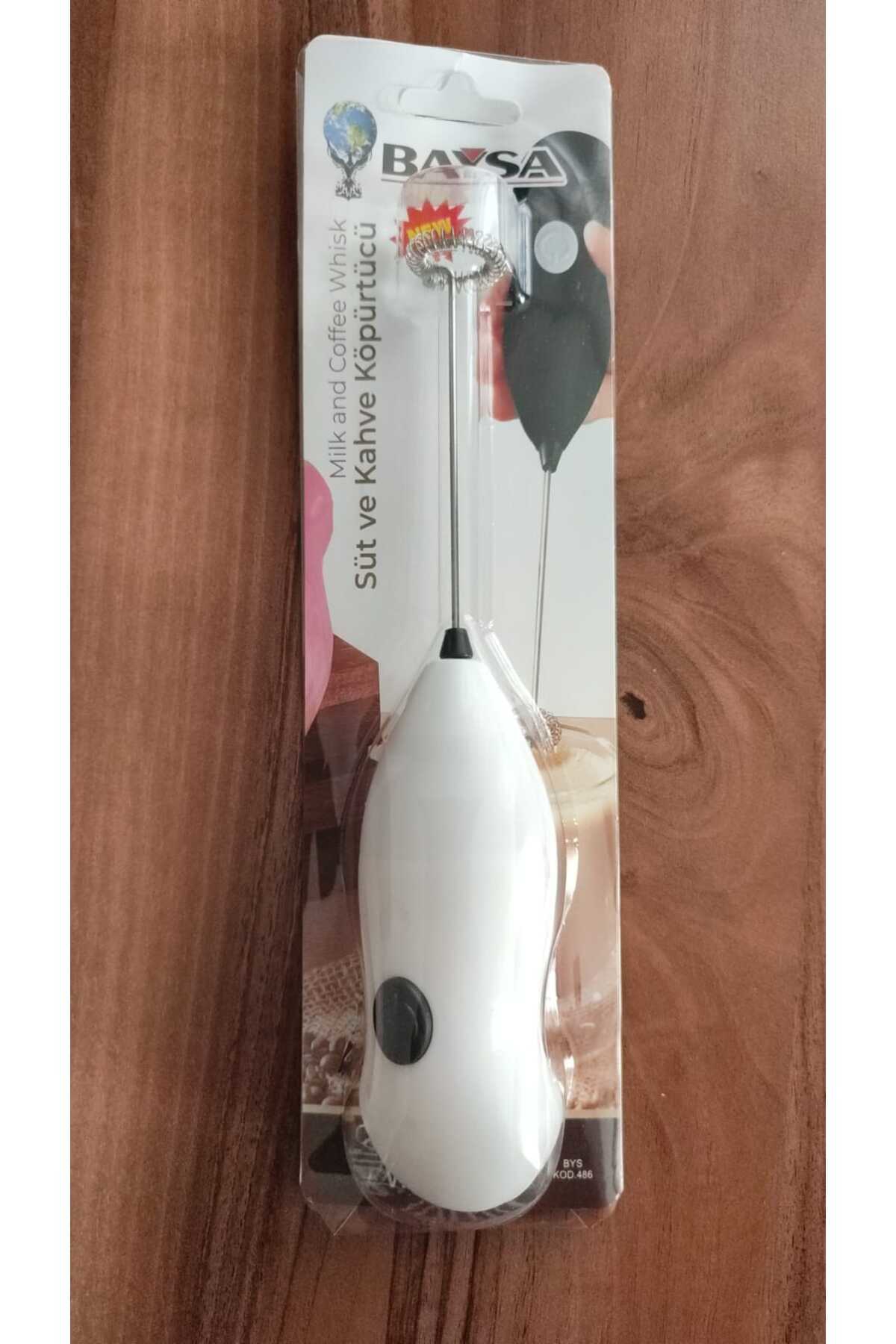 Plaova Çelik Uçlu Pilli Kahve Sos Krema Mama Süt Köpürtücü Yumurt