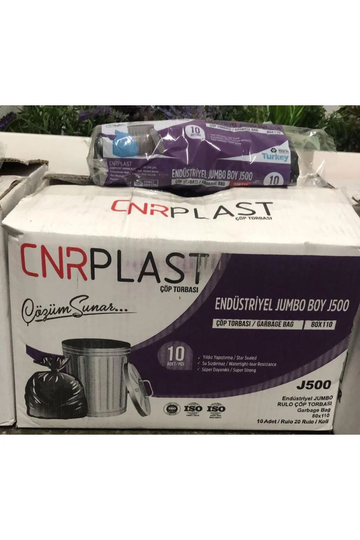 Plast Endüstriyel Jumbo Siyah Çöp Torbası Poşeti 80 X 110 J500 20