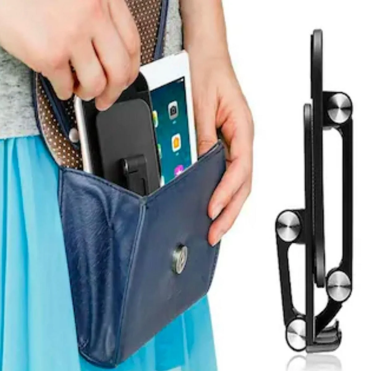 Plastik Ayarlanabilir Kaydırmaz Taban Telefon Tablet Standı Bx40