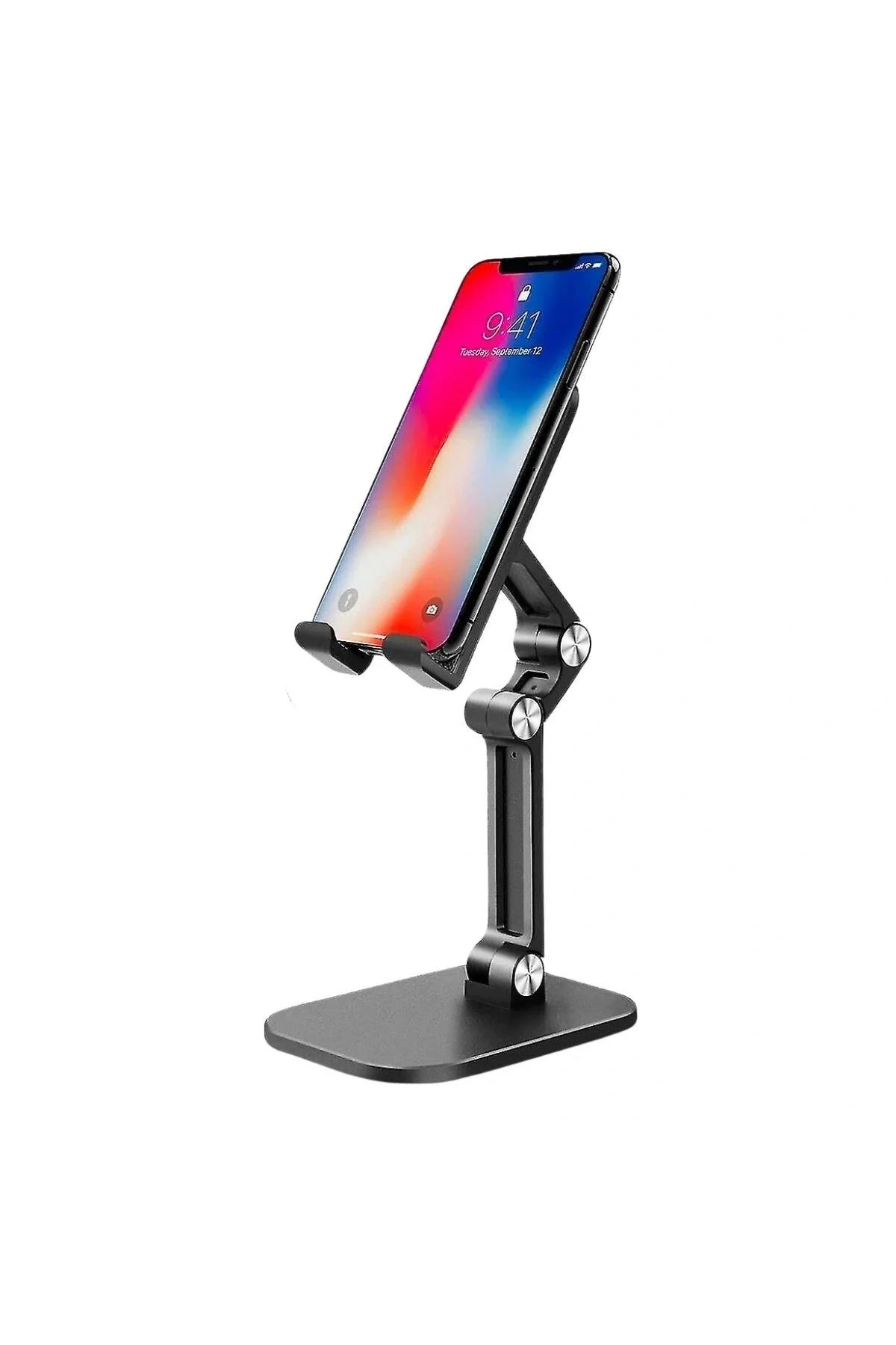 Plastik Ayarlanabilir Kaydırmaz Taban Telefon Tablet Standı