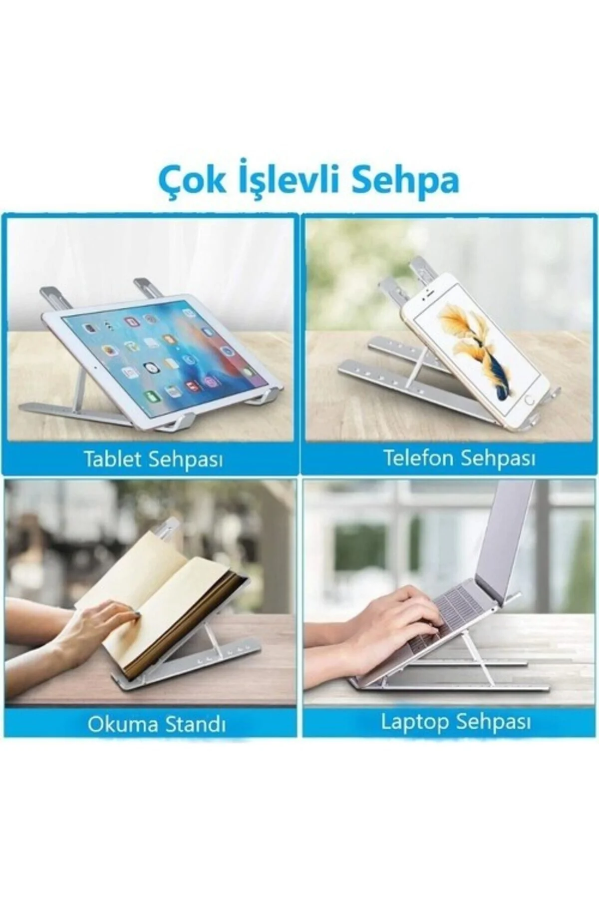 Plastik Ayarlı Laptop Macbook Notebook Yükseltici Tutucu Ayaklık