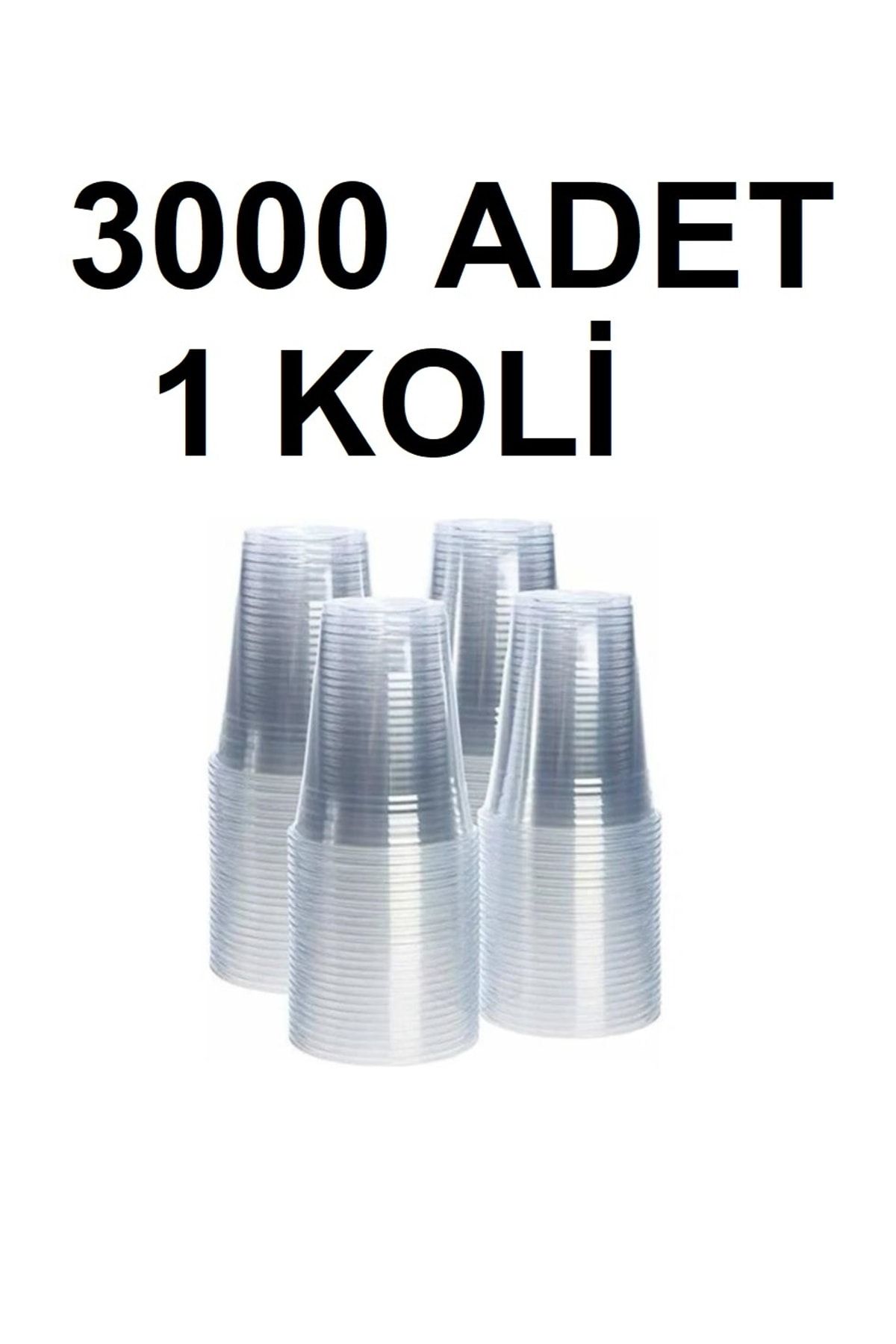 Plastik Bardak 180 Cc 3000 Adet 1 Koli