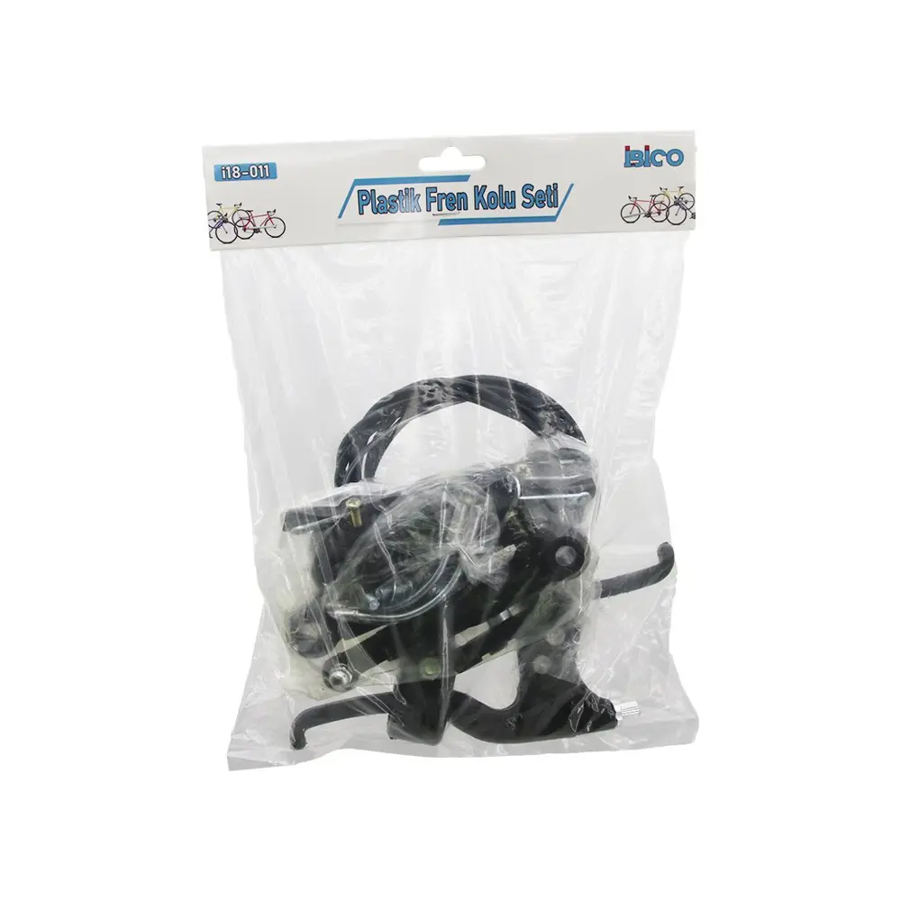 PLASTİK BİSİKLET FREN TAKIMI SET 2PCS FREN KOLU - 1PCS FREN TELİ 