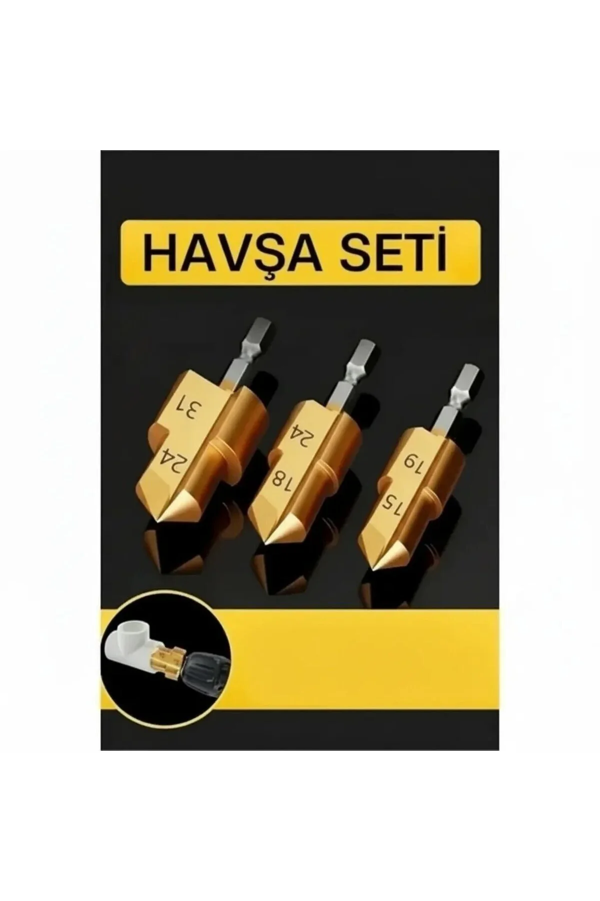 Plastik Boru Kalemtraş Kademeli Boru Açma Pvc Pprc Boru Tamir Del