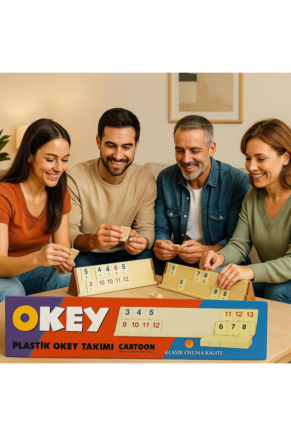 Eser Plastik Büyük Okey Takimi