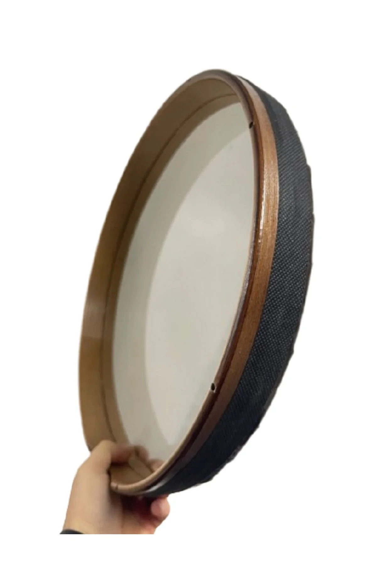 Plastik Cam Derili Akortlu Bendir 45 cm Koyu Film