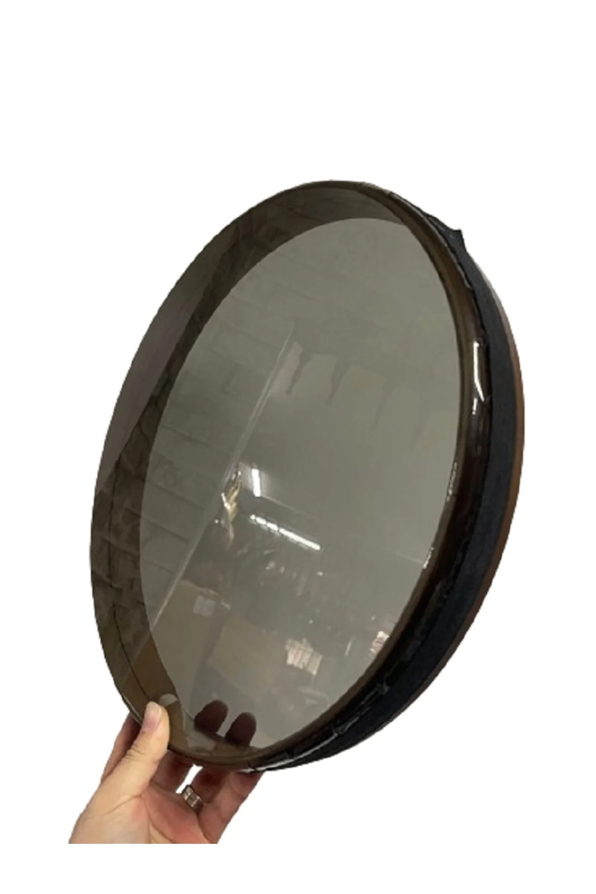 Plastik Cam Derili Akortlu Bendir 45 cm Koyu Film