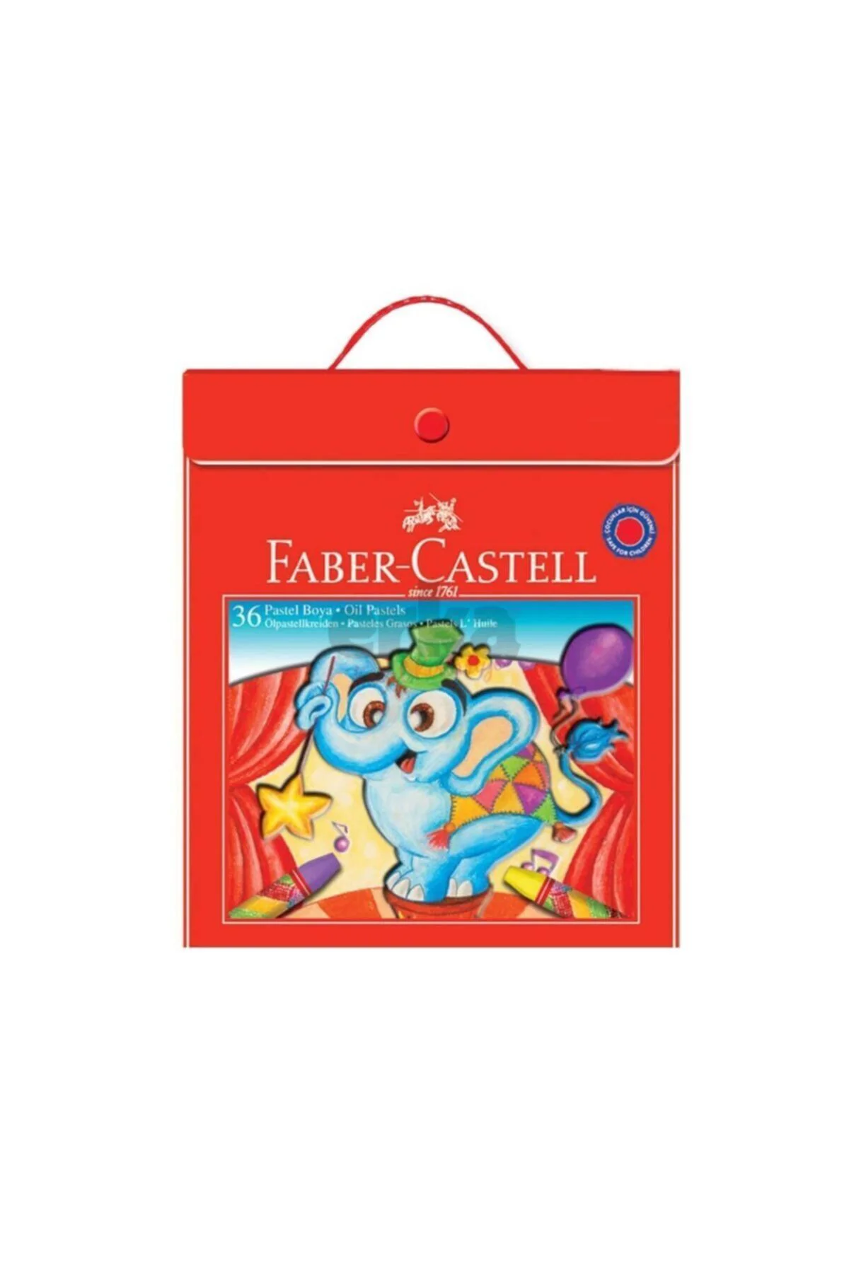 Plastik Çantalı Tutuculu Pastel Boya 36'lı- 5281125137