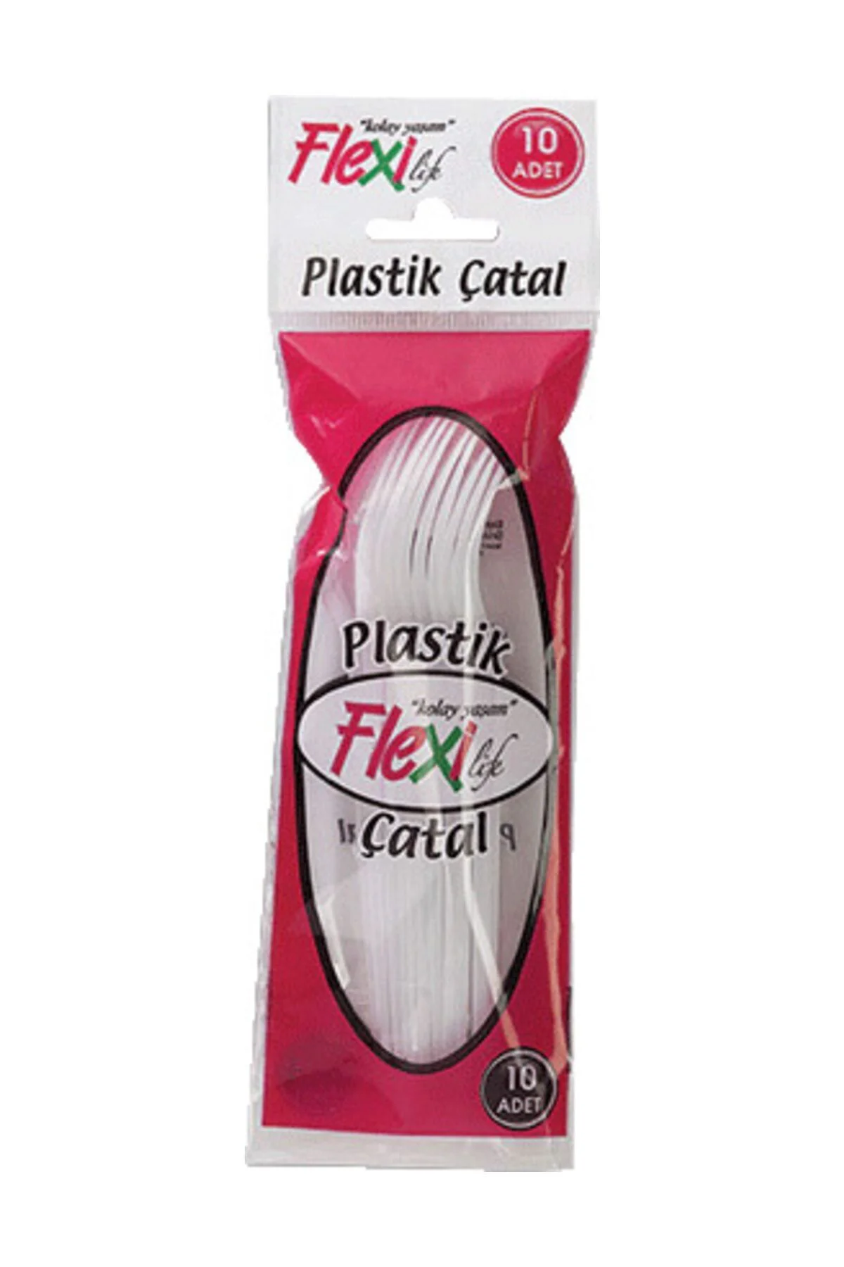 Plastik Çatal 10 Adet
