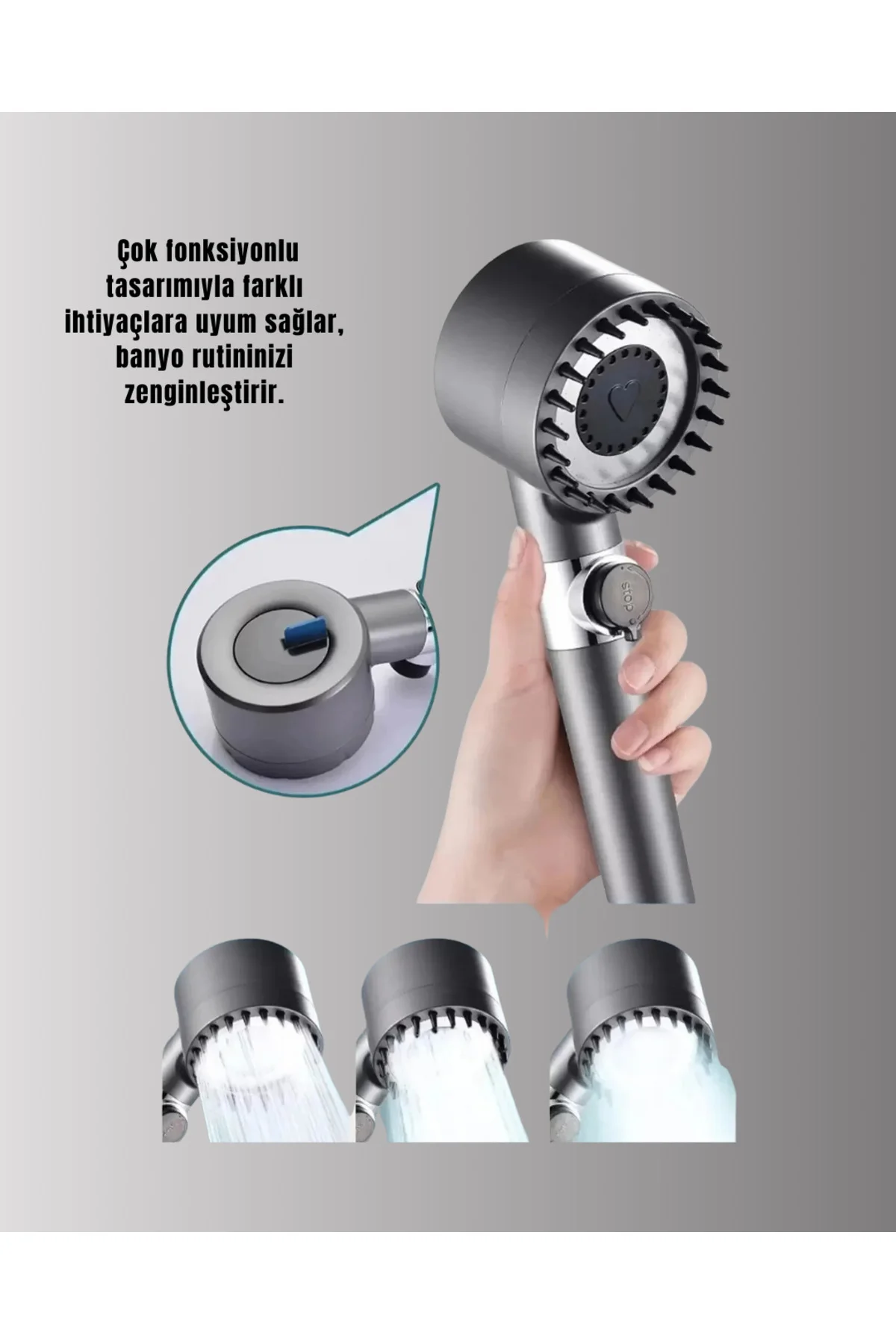 PLASTİK DUŞ BAŞLIĞI FİLTRELİ